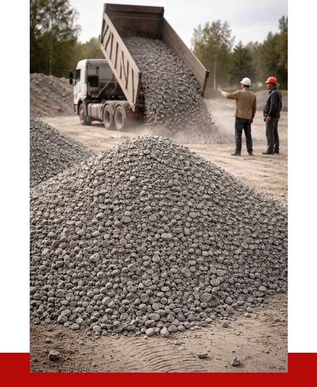 Гранитный щебень фракция 0-5 в Курске от 3023 руб ПРОНЕРУДКус