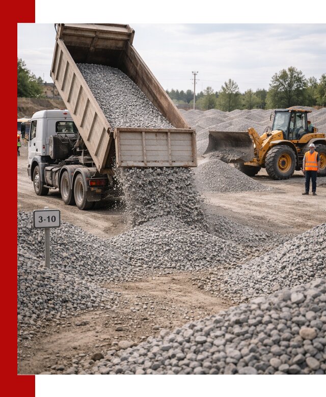 Гранитный щебень фракции 3–10: доставка и продажа в Курске