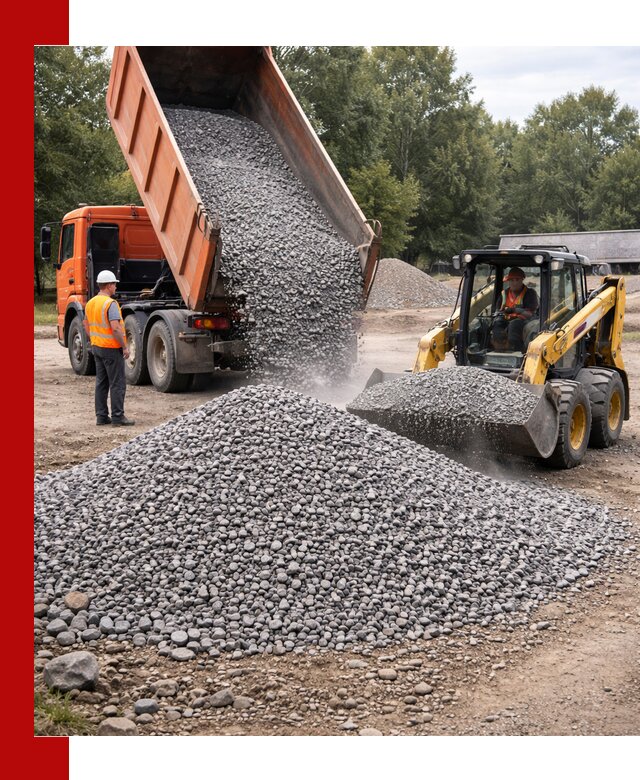 Купить гранитный щебень фракции 5–10 в Курске с доставкой