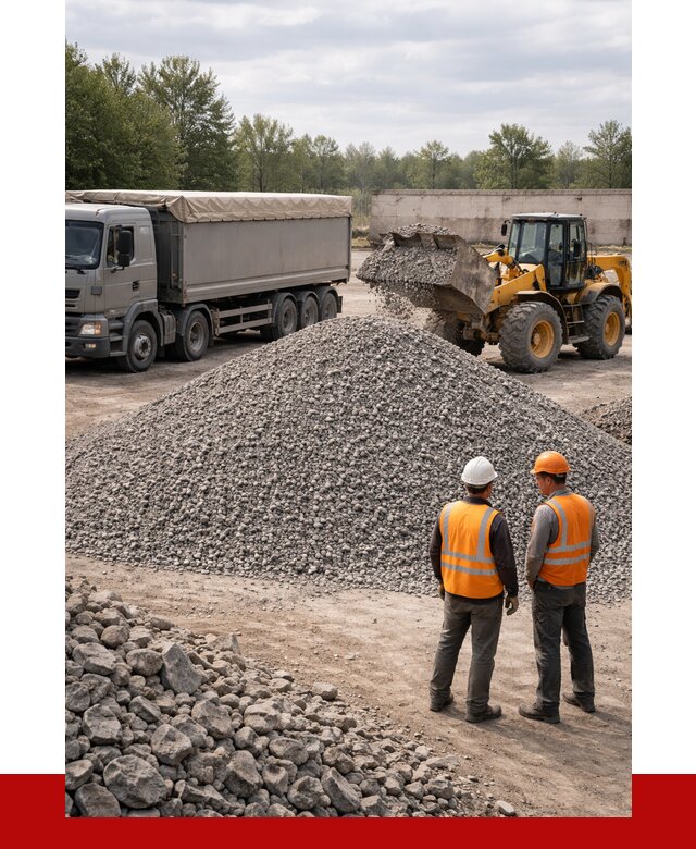 Гранитный щебень фракция 5-20 в Курске от 4378 руб | ПРОНЕРУДКус