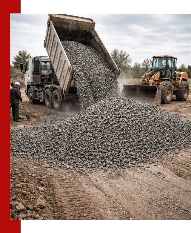Гранитный щебень фракция 10-20 с доставкой в Курске