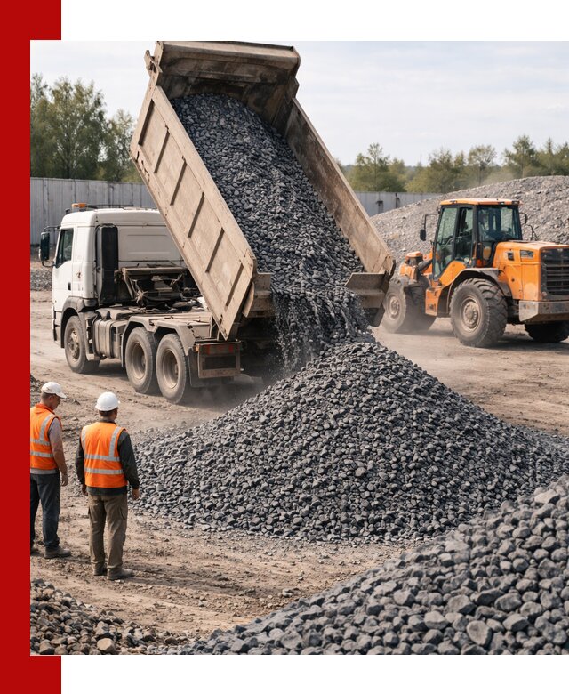 Доставка и продажа щебня габбро-диабаза в Курске