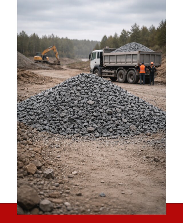 Щебень габбро диабаз фракция 40-70 в Курске от 2293 р-ПРОНЕРУДКус