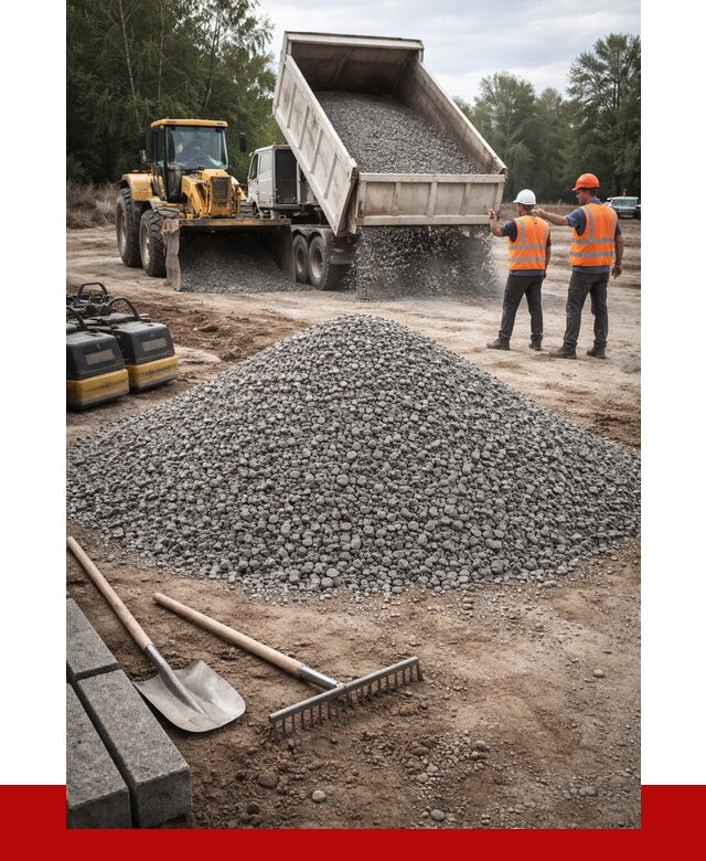 Гравийный щебень купить в Курске от 2293 р. ПРОНЕРУДКус