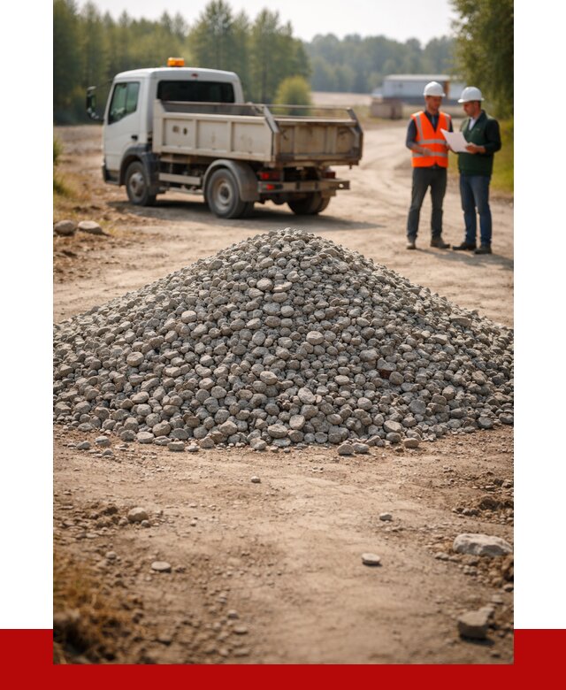 Гравийный щебень фракция 20-40 в Курске от 1251 р. | ПРОНЕРУДКус
