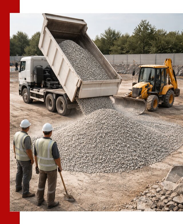 Купить известняковый щебень фракции 5–10 мм с доставкой в Курске