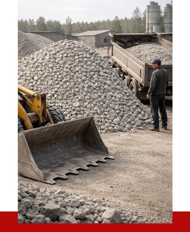 Известняковый щебень фракция 40-70 в Курске от 4378 р. | ПРОНЕРУДКус