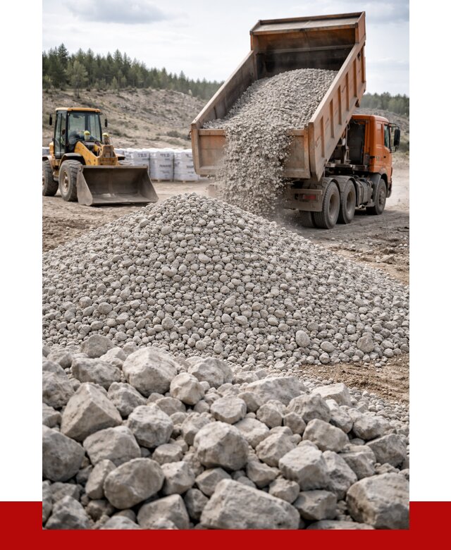 Доломитовый щебень фр. 20-40 в Курске от 4378 р. | ПРОНЕРУДКус