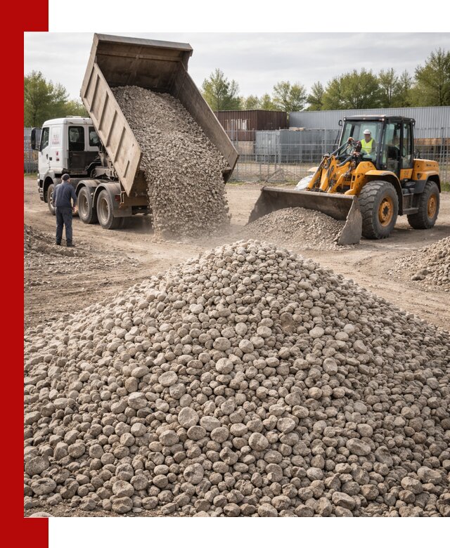 Доломитовый щебень фракции 20–41 с доставкой в Курске