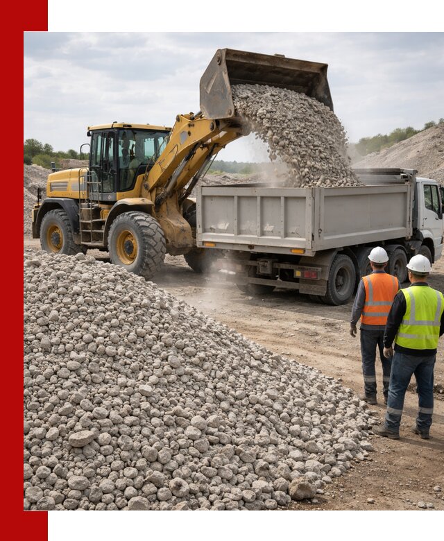 Доломитовый щебень фракция 40–71 доставка и продажа в Курске