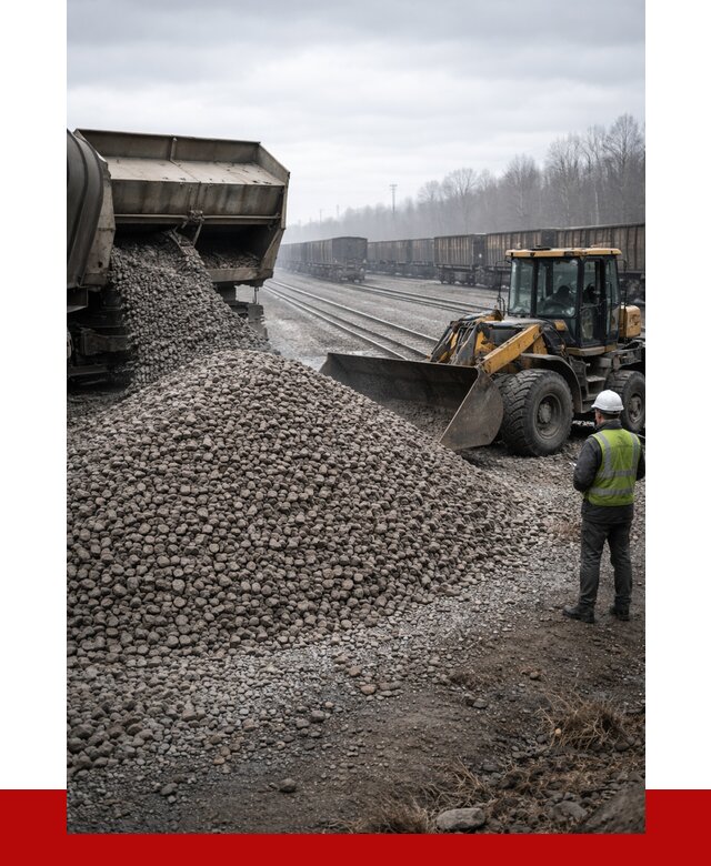 Купить железнодорожный щебень в Курске от 2919 р. | ПРОНЕРУДКус