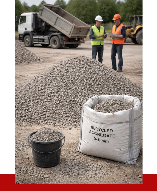 Вторичный щебень фракция 0-5 в Курске от 1668 р. ПРОНЕРУДКус