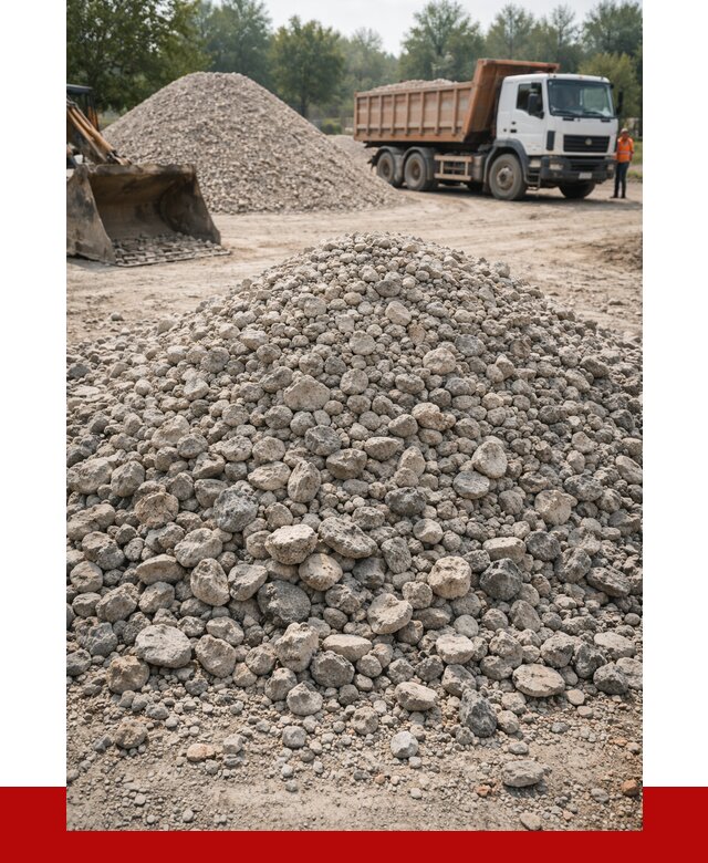 Вторичный щебень фракция 20-40 в Курске от 2293 р ПРОНЕРУДКус