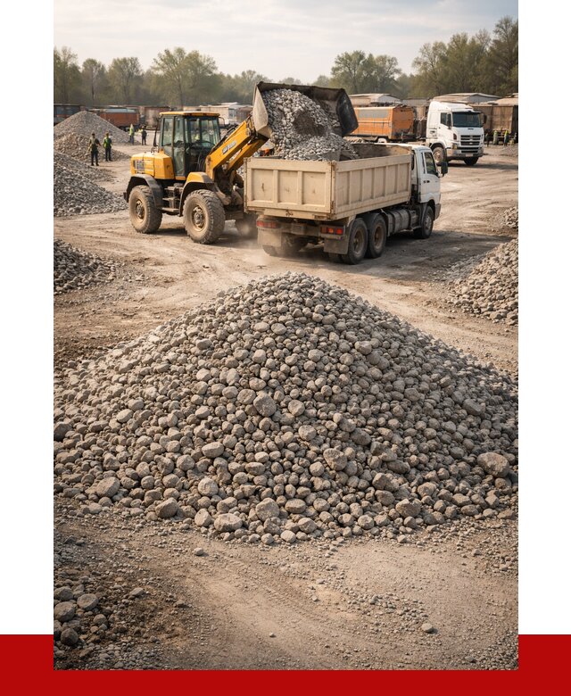 Вторичный щебень фракция 40-70 в Курске от 1814 р, ПРОНЕРУДКус