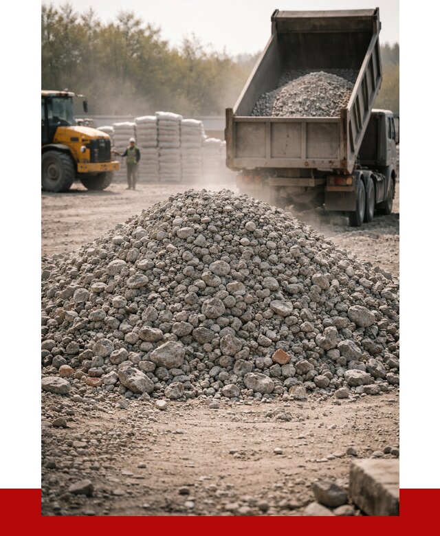 Вторичный щебень фракция 70-150 в Курске от 1459 р. | ПРОНЕРУДКус