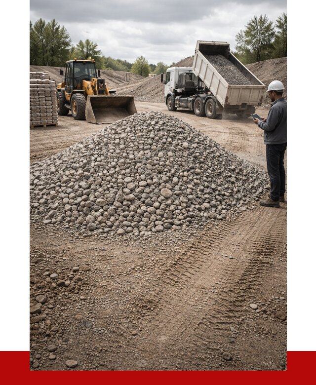 Купить бетонный щебень в Курске, от 3336 р. ПРОНЕРУДКус