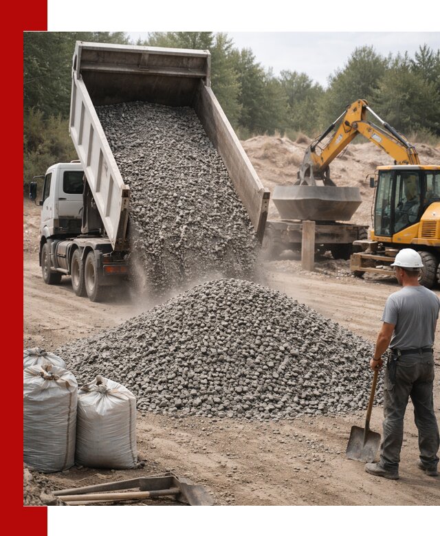 Доставка и продажа бетонного щебня в Курске