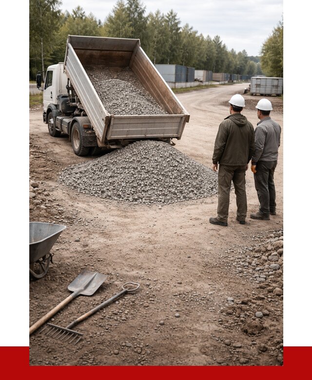 Бетонный щебень фракция 5-20 в Курске от 3336 р., ПРОНЕРУДКус