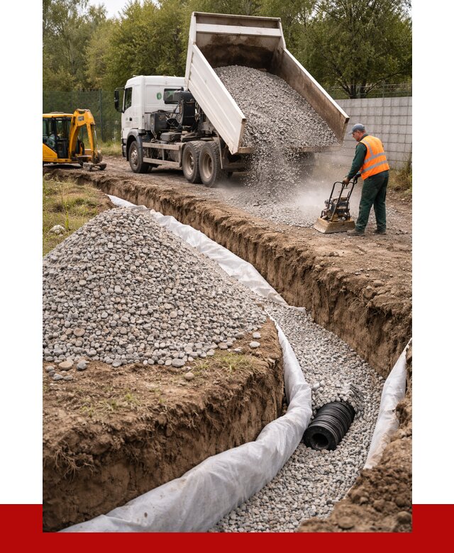 Щебень для дренажа в Курске от 1928 р., ПРОНЕРУДКус доставка