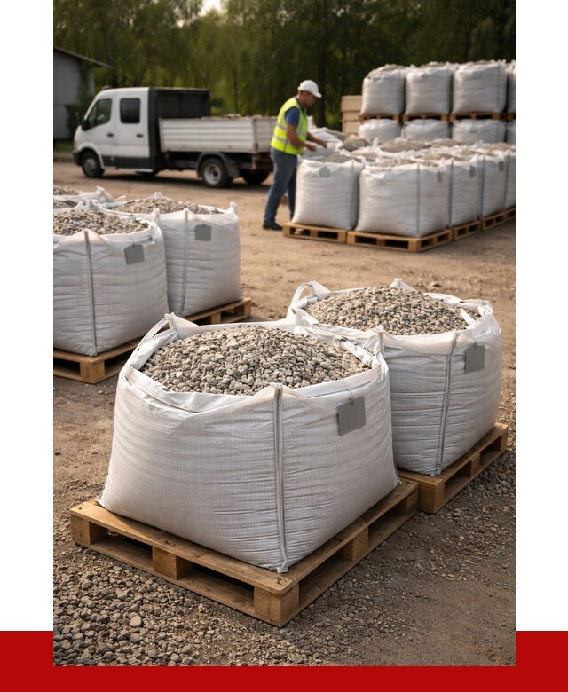 Щебень в мешках с доставкой в Курске от 4378 р. | ПРОНЕРУДКус
