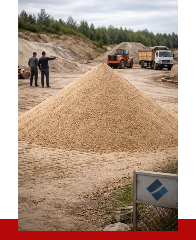 Карьерный песок навалом в Курске от 1876 р. | ПРОНЕРУДКус