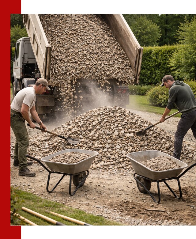 Доставка и продажа декоративной гальки в Курске