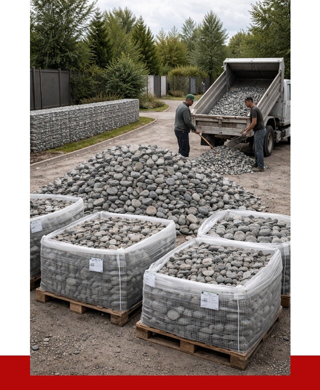 Камень для габионов в Курске от 4378 р. за куб | ПРОНЕРУДКус