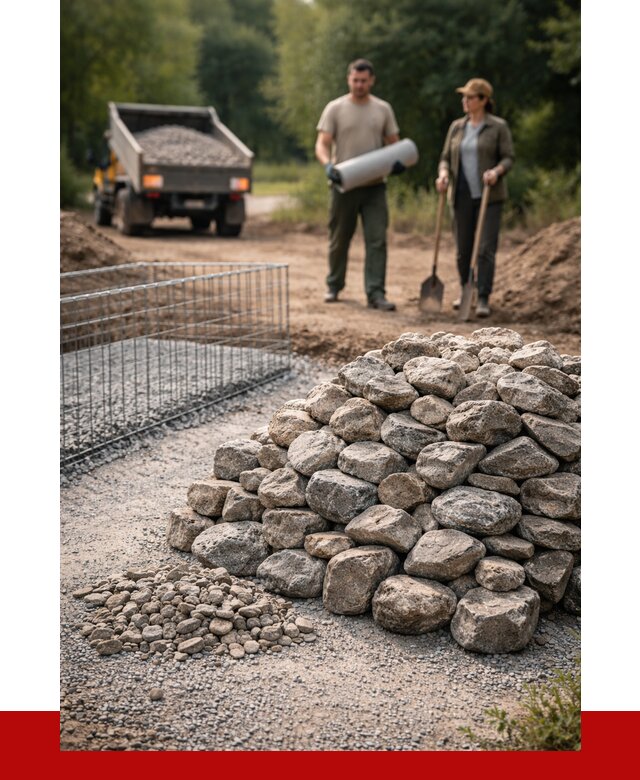 Камень для габионов фракция 100-200 в Курске от 5004 р. | ПРОНЕРУДКус