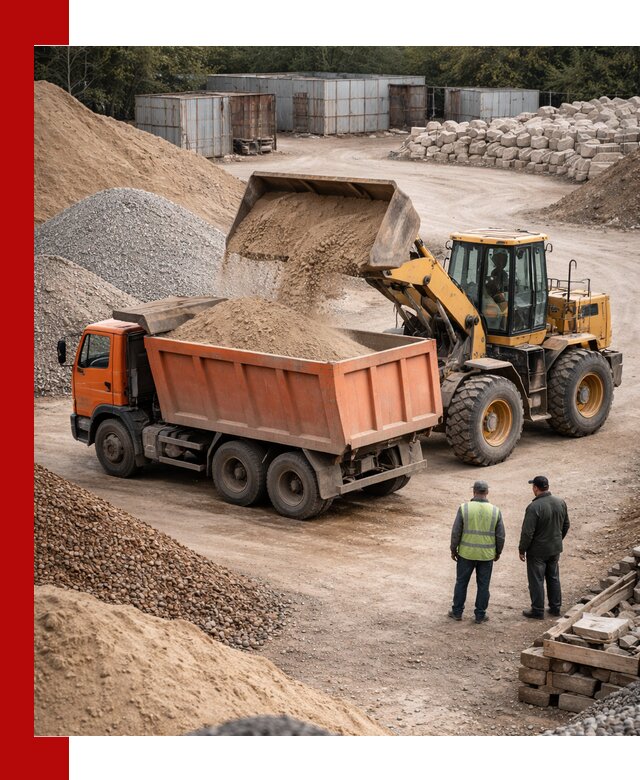 Доставка сыпучих смесей и смесей для стройки в Курске