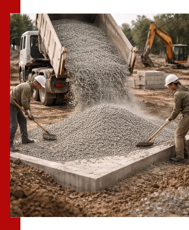 Доставка и продажа отсева для бетона в Курске