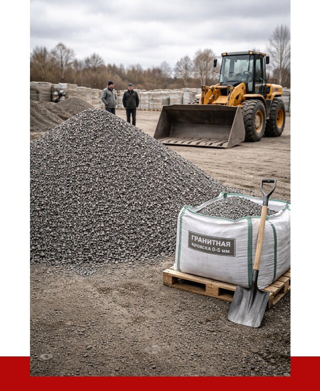 Купить гранитную крошку в Курске от 5004 р. с доставкой | ПРОНЕРУДКус