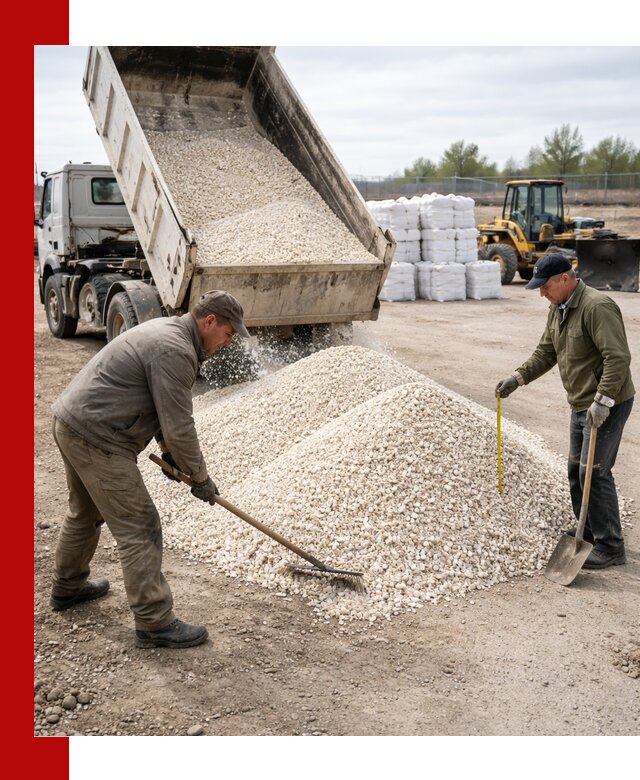 Мраморная крошка с доставкой и разгрузкой в Курске