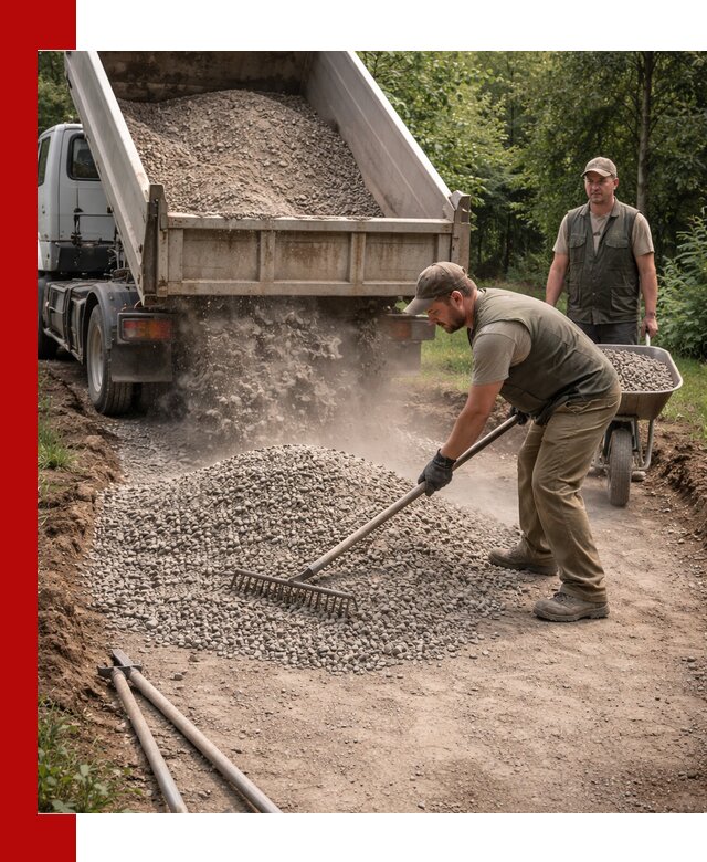 Каменная крошка для дорожек с доставкой в Курске