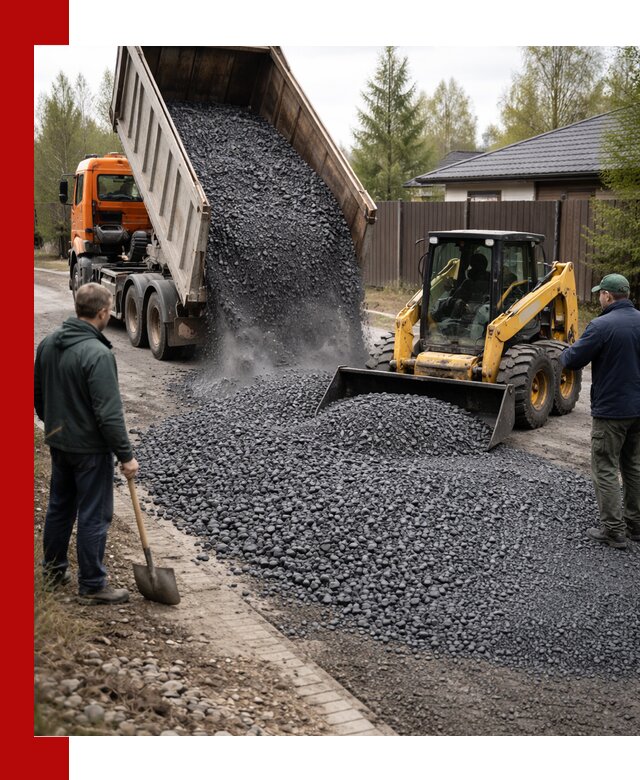 Крошка габбро с доставкой в Курске для строительных работ