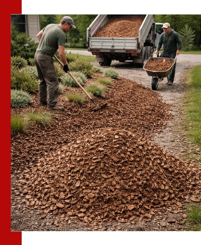Крошка для мульчирования с доставкой в Курске
