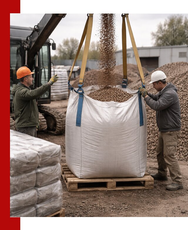 Керамзит в биг-бегах с доставкой в Курске