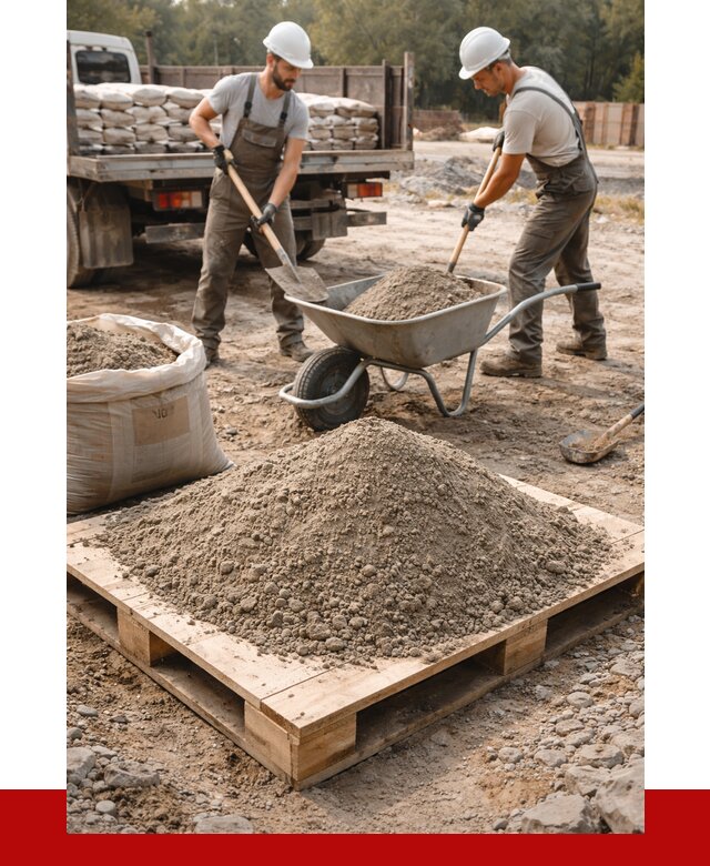 Цементно песчаная смесь М100 в Курске от 5420 р. за куб | ПРОНЕРУДКус