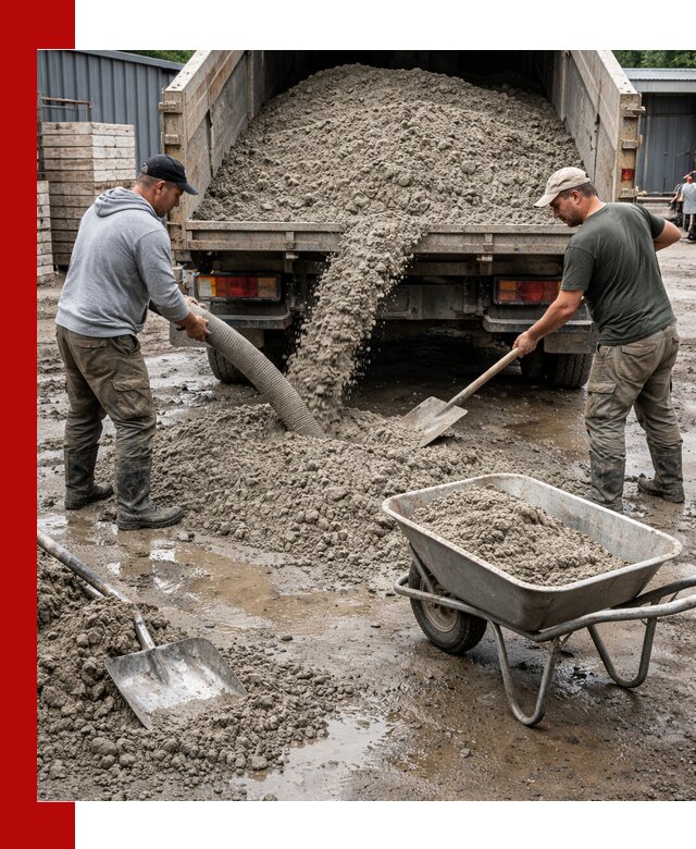 Цементно-песчаная смесь М150 доставка в Курске