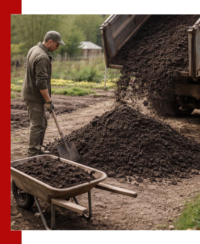 Доставка качественной земли для огорода в Курске