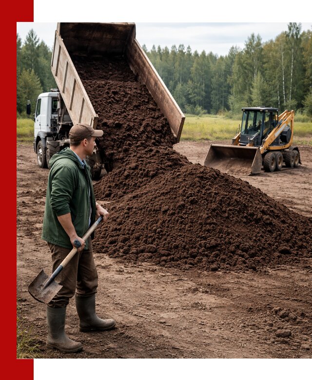 Купить верховой торф с доставкой в Курске для садоводства и растений