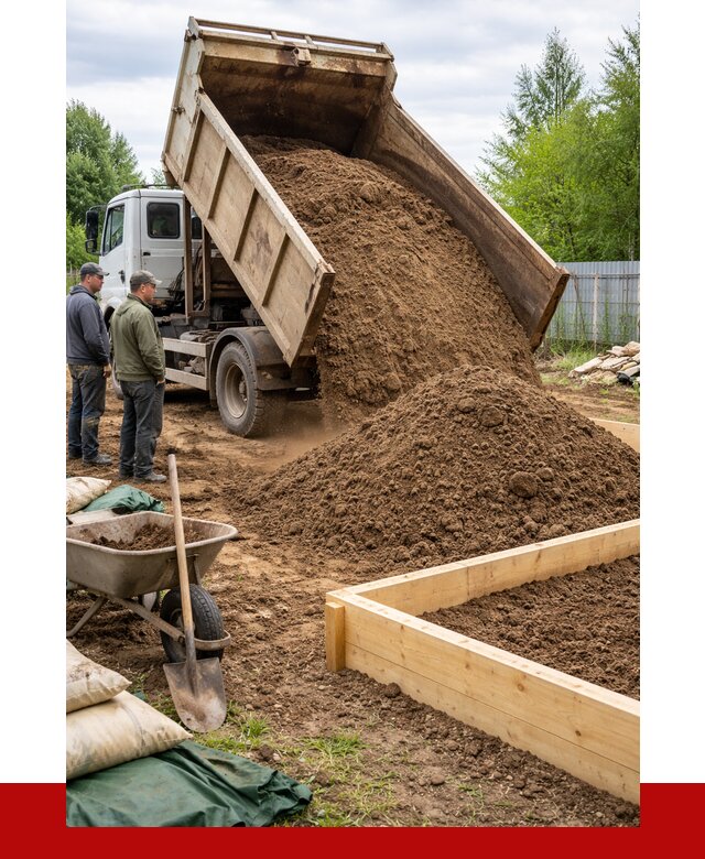 Торфо песчаная смесь в Курске с доставкой от 1928 р. | ПРОНЕРУДКус