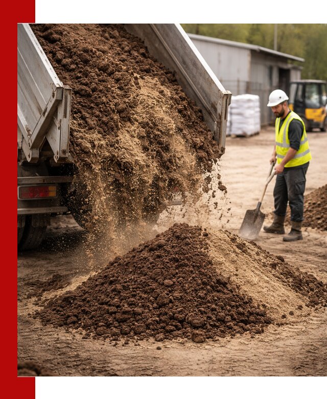 Доставка торфо-песчаной смеси в Курске для строительства и озеленения