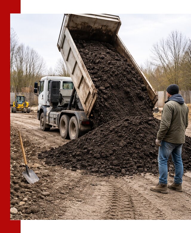 Доставка чернозема навалом в Курске быстро и выгодно