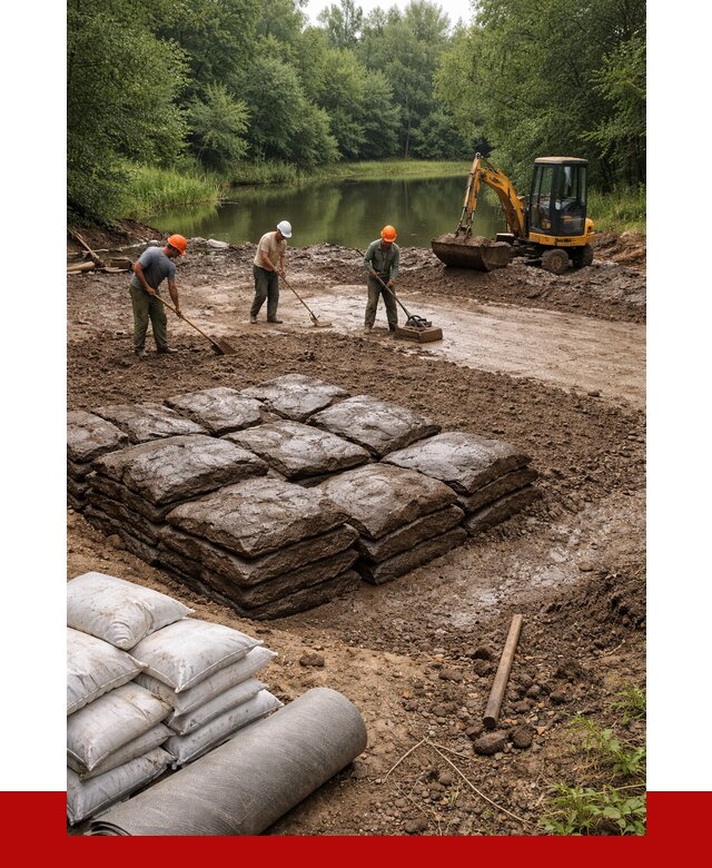 Купить глину для пруда в Курске от 4691 р. с доставкой | ПРОНЕРУДКус