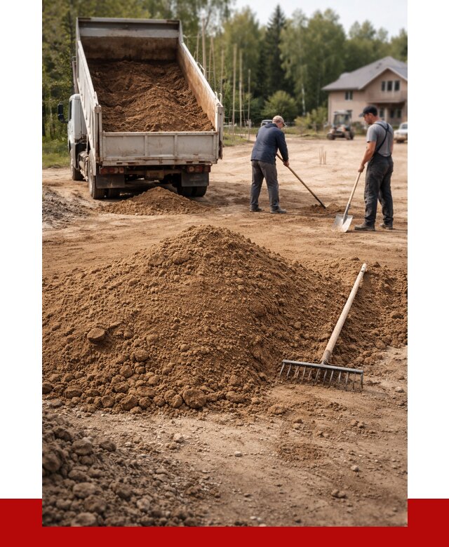 Суглинок для планировки в Курске с доставкой от 4378 р. | ПРОНЕРУДКус