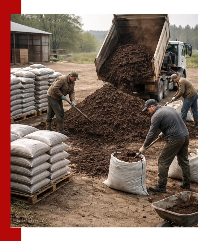 Доставка компоста оптом и в розницу в Курске