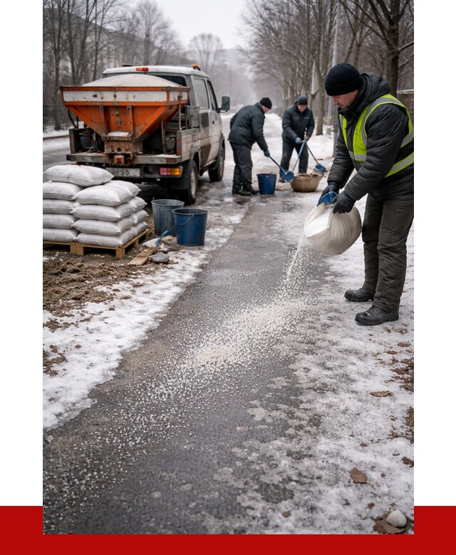 Реагент против гололеда в Курске с доставкой от 4691 р. | ПРОНЕРУДКус