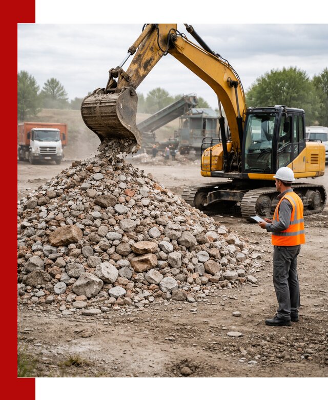 Доставка и вывоз строительного боя в Курске