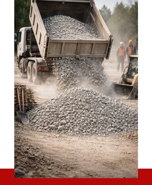 Купить дробленый бетон в Курске от 1772 р./куб | ПРОНЕРУДКус