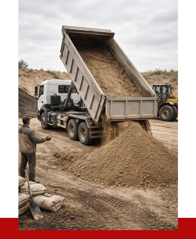 Доставка самосвалом 20 кубов в Курске от 7818 р. | ПРОНЕРУДКус